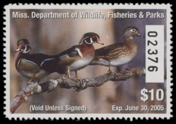 Picture of 2004 Mississippi Duck Stamp MNH VF