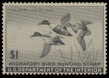 Picture of RW12 1945 Duck Stamp  MLH F-VF