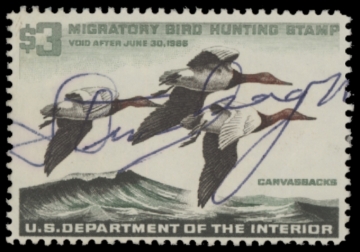 Picture of RW32 1966 Duck Stamp  Used F-VF