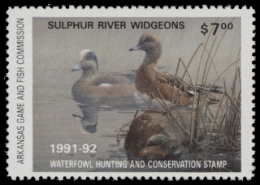 Picture of 1991 Arkansas Duck Stamp MNH VF