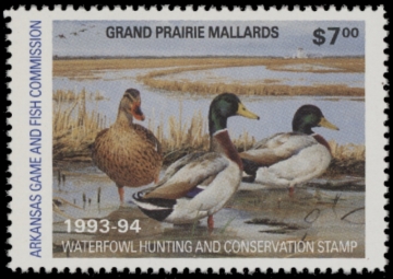 Picture of 1993 Arkansas Duck Stamp MNH VF