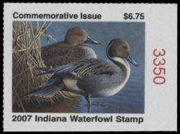 Picture of 2007 Indiana Duck Stamp MNH VF