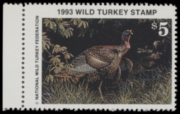 Picture of 1993 National Wild Turkey Federation Wild Turkey Stamp MNH VF