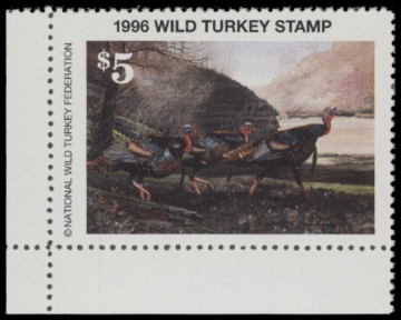 Picture of 1996 National Wild Turkey Federation Wild Turkey Stamp MNH VF