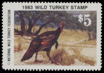 Picture of 1983 National Wild Turkey Federation Wild Turkey Stamp