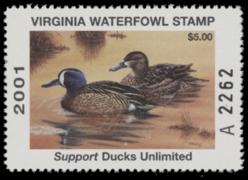 Picture of 2001 Virginia Duck Stamp