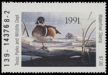 Picture of 1991 Texas Duck Stamp