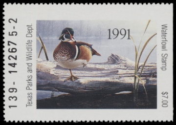 Picture of 1991 Texas Duck Stamp