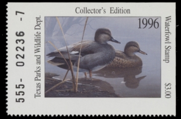 Picture of 1996 Texas Duck Stamp