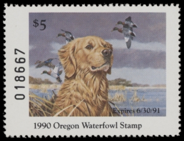 Picture of 1990 Oregon Duck Stamp