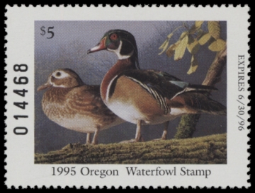 Picture of 1995 Oregon Duck Stamp