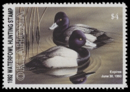 Picture of 1992 Oklahoma Duck Stamp