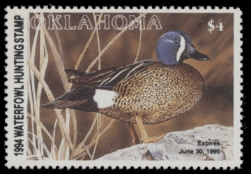 Picture of 1994 Oklahoma Duck Stamp