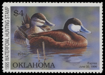 Picture of 1995 Oklahoma Duck Stamp