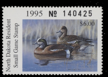 Picture of 1995 North Dakota Duck Stamp