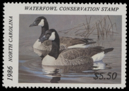 Picture of 1986 North Carolina Duck Stamp