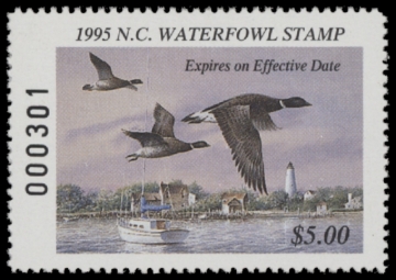 Picture of 1995 North Carolina Duck Stamp