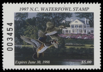 Picture of 1997 North Carolina Duck Stamp