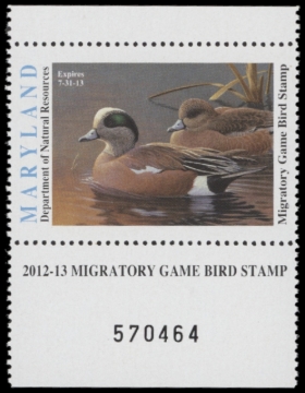Picture of 2012 Maryland Duck Stamp