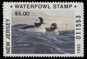 Picture of 1993 New Jersey Non-Resident Duck Stamp