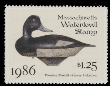 Picture of 1986 Massachusetts Duck Stamp