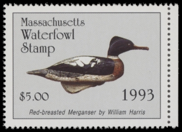 Picture of 1993 Massachusetts Duck Stamp
