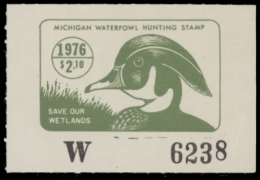 Picture of 1976 Michigan Duck Stamp - First of State