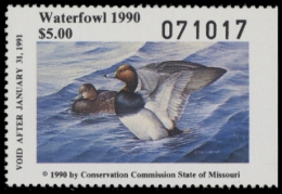 Picture of 1990 Missouri Duck Stamp