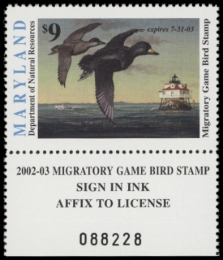Picture of 2002 Maryland Duck Stamp