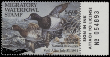 Picture of 1990 Maryland Duck Stamp