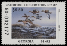 Picture of 1991 Georgia Duck Stamp