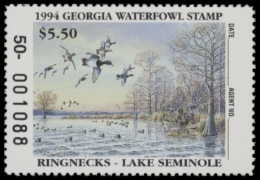 Picture of 1994 Georgia Duck Stamp