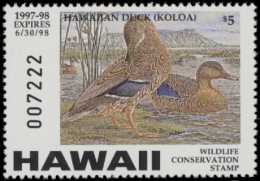 Picture of 1997 Hawaii Duck Stamp