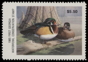 Picture of 1985 Georgia Duck Stamp - First of State
