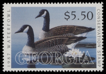 Picture of 1987 Georgia Duck Stamp