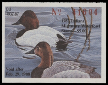 Picture of 1987 Indiana Duck Stamp