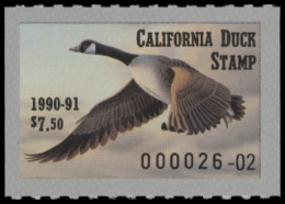 Picture of 1990 California Duck Stamp