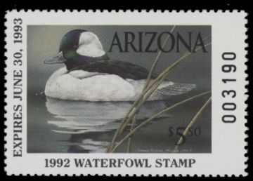 Picture of 1992 Arizona Duck Stamp