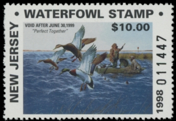 Picture of 1998 New Jersey Duck Stamp NR