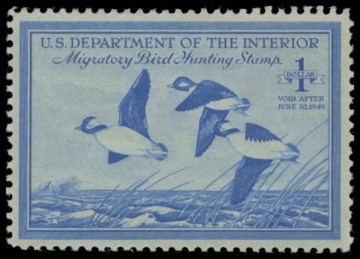 Picture of RW15 1948 Duck Stamp. MLH