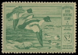 Picture of RW16 1949 Duck Stamp. MLH