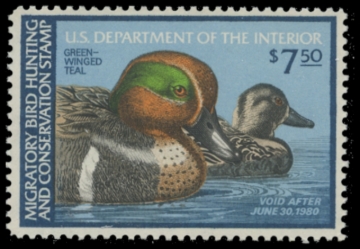 Picture of RW46 1979 Duck Stamp. MNH. F-VF 
