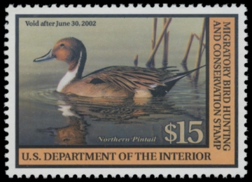 Picture of RW68 2001 Duck Stamp. MNH