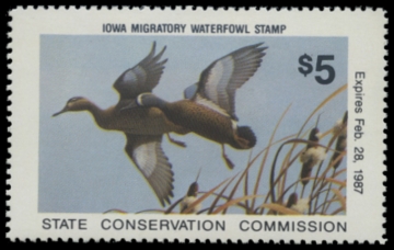 Picture of 1986 Iowa Duck Stamp
