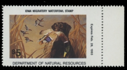 Picture of 1992 Iowa Duck Stamp