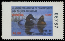 Picture of 1988 Alabama Duck Stamp