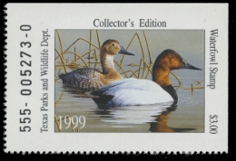 Picture of 1999 Texas Duck Stamp