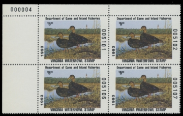 Picture of 1993 Virginia Duck Stamp