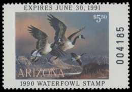 Picture of 1990 Arizona Duck Stamp