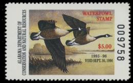 Picture of 1995 Alabama Duck Stamp